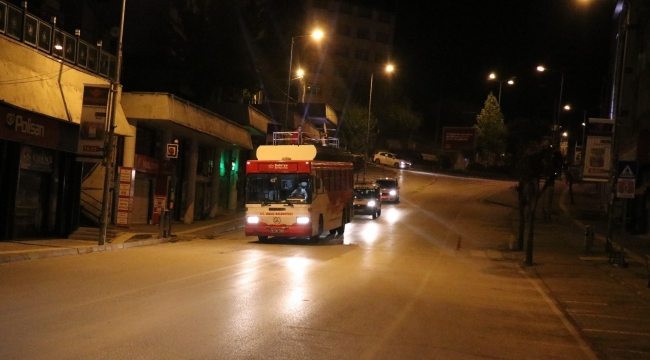 Bolu'da belediyenin otobüsle yaptığı müzik yayını polis tarafından sonlandırıldı