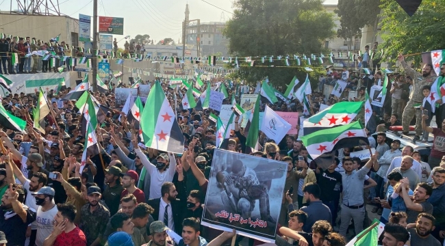Suriye'de Esad ve seçimler protesto edildi