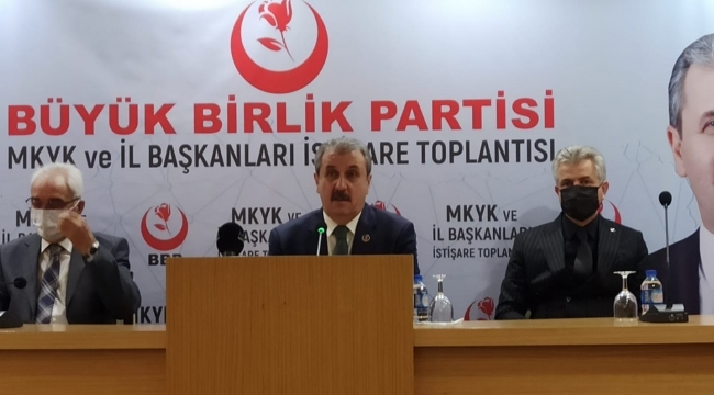 BBP Genel Başkanı Destici: "Eski Türkiye özlemi içerisinde olanlar erken seçim istiyorlar"