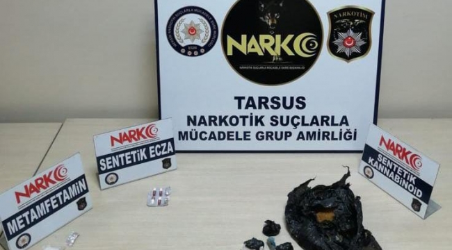 Tarsus'ta uyuşturucu operasyonunda 4 tutuklama