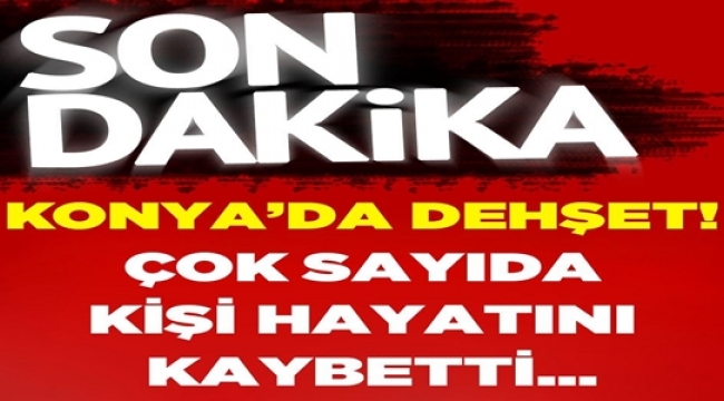 Konya'da aile katliamı