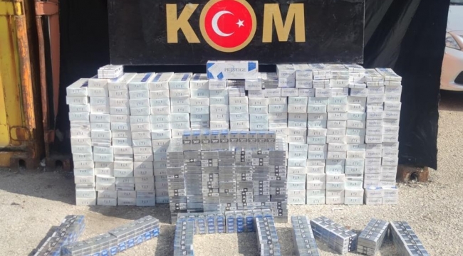 Gaziantep'te 4 bin 265 paket kaçak sigara ele geçirildi
