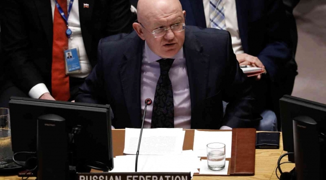 Rusya BM Daimi Temsilcisi Nebenzya: "Batı, Kiev'i kışkırtmaya, cesaretlendirmeye ve silahlandırmaya devam ediyor"