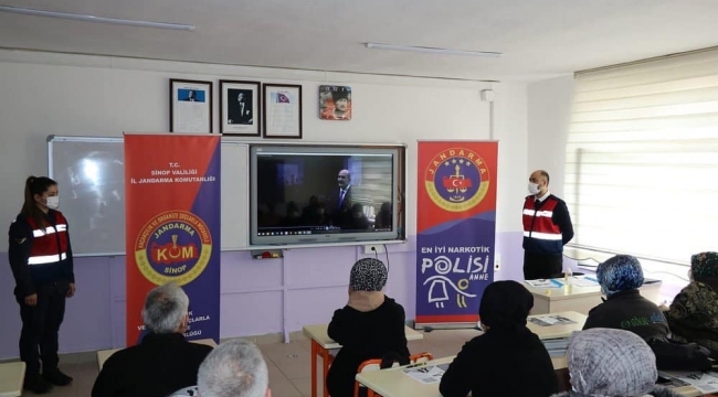 Türkeli'de "En İyi Narkotik Polisi Anne" eğitimi